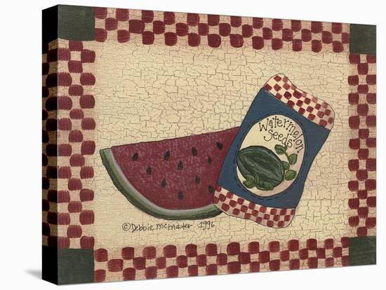 Watermelon Seeds-Debbie McMaster-Stretched Canvas
