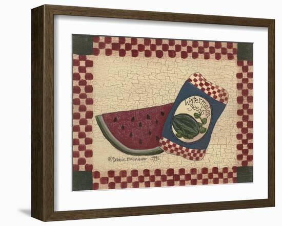 Watermelon Seeds-Debbie McMaster-Framed Giclee Print