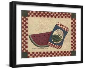 Watermelon Seeds-Debbie McMaster-Framed Giclee Print