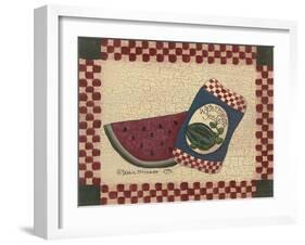 Watermelon Seeds-Debbie McMaster-Framed Giclee Print