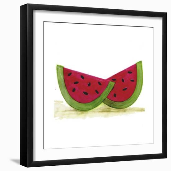 Watermelon Slices-null-Framed Giclee Print