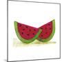 Watermelon Slices-null-Mounted Giclee Print