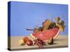 Watermelon Still Life-Hampton Hall-Stretched Canvas