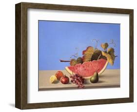 Watermelon Still Life-Hampton Hall-Framed Giclee Print