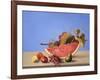 Watermelon Still Life-Hampton Hall-Framed Giclee Print