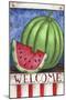 Watermelon Welcome-Melinda Hipsher-Mounted Giclee Print