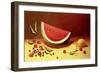 Watermelon-Dory Coffee-Framed Premium Giclee Print