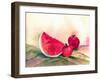 Watermelon-Neela Pushparaj-Framed Giclee Print