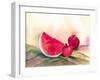 Watermelon-Neela Pushparaj-Framed Giclee Print