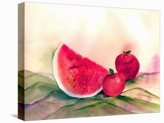 Watermelon-Neela Pushparaj-Stretched Canvas