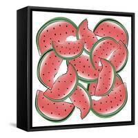 Watermelon-Martina Pavlova-Framed Stretched Canvas