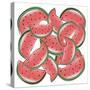 Watermelon-Martina Pavlova-Stretched Canvas