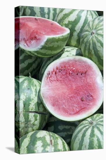 Watermelons, Ed Damer Village, Sudan, Africa-Jean-Pierre De Mann-Stretched Canvas