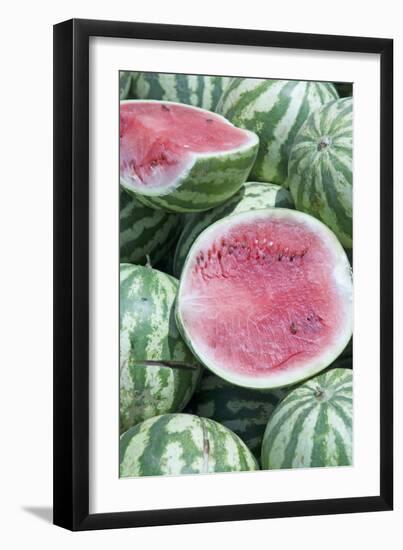 Watermelons, Ed Damer Village, Sudan, Africa-Jean-Pierre De Mann-Framed Photographic Print