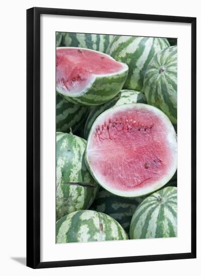 Watermelons, Ed Damer Village, Sudan, Africa-Jean-Pierre De Mann-Framed Photographic Print