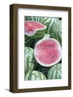 Watermelons, Ed Damer Village, Sudan, Africa-Jean-Pierre De Mann-Framed Photographic Print