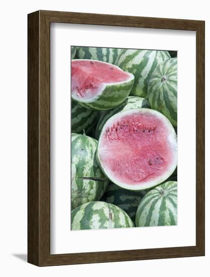 Watermelons, Ed Damer Village, Sudan, Africa-Jean-Pierre De Mann-Framed Photographic Print