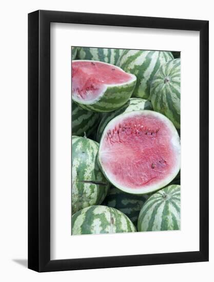 Watermelons, Ed Damer Village, Sudan, Africa-Jean-Pierre De Mann-Framed Photographic Print