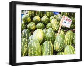 Watermelons for Sale at Capo Market-Matthew Williams-Ellis-Framed Photographic Print