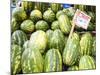 Watermelons for Sale at Capo Market-Matthew Williams-Ellis-Mounted Photographic Print