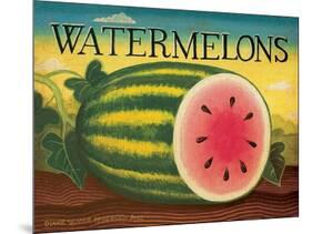 Watermelons-Diane Pedersen-Mounted Art Print