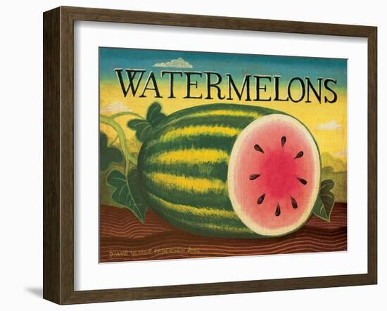 Watermelons-Diane Pedersen-Framed Art Print