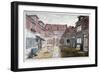 Watermen's Almshouses in Queen's Arms Court, Upper Ground Street, Southwark, London, 1839-null-Framed Giclee Print