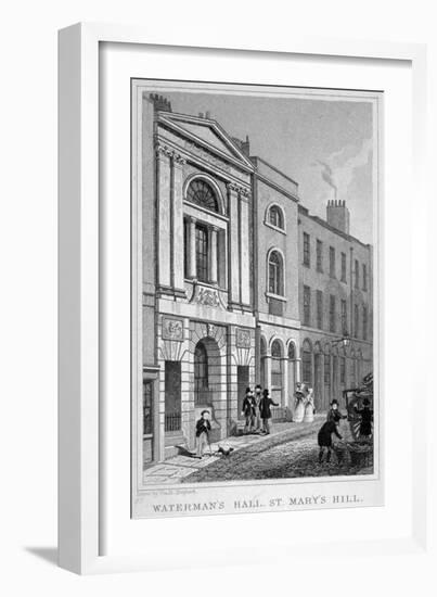 Watermen's and Lightermen's Hall, St Mary at Hill, City of London, 1830-James Tingle-Framed Giclee Print