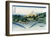 Watermill at Onden-Katsushika Hokusai-Framed Art Print