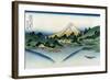 Watermill at Onden-Katsushika Hokusai-Framed Art Print