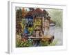 Watermill, C.1935-Louis Wain-Framed Giclee Print