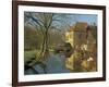 Watermill Reflected in Still Water, Near Montreuil, Crequois Valley, Nord Pas De Calais, France-Michael Busselle-Framed Photographic Print