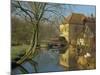 Watermill Reflected in Still Water, Near Montreuil, Crequois Valley, Nord Pas De Calais, France-Michael Busselle-Mounted Photographic Print