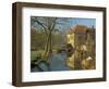 Watermill Reflected in Still Water, Near Montreuil, Crequois Valley, Nord Pas De Calais, France-Michael Busselle-Framed Photographic Print