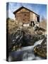 Watermill, Viles of Mischi Und Seres, Campill, South Tyrol, Italy-Martin Zwick-Stretched Canvas