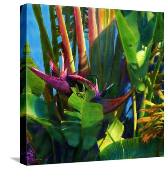 WaterPalm 03-Rick Novak-Stretched Canvas