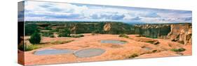 Waterpocket pools, Canyon De Chelly National Monument, Arizona, USA-null-Stretched Canvas