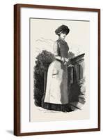 Waterproof Coat, Fashion, 1882-null-Framed Giclee Print