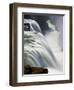 Waters of Gullfoss, Europe's Biggest Waterfall, Thundering Into a Deep Ravine, Iceland-null-Framed Photographic Print