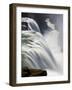 Waters of Gullfoss, Europe's Biggest Waterfall, Thundering Into a Deep Ravine, Iceland-null-Framed Photographic Print