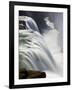 Waters of Gullfoss, Europe's Biggest Waterfall, Thundering Into a Deep Ravine, Iceland-null-Framed Photographic Print