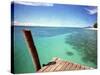 Waters of Pulau Babi Besar Seen from Jetty Islands Malaysia, 1990s-null-Stretched Canvas