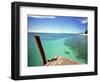 Waters of Pulau Babi Besar Seen from Jetty Islands Malaysia, 1990s-null-Framed Photographic Print