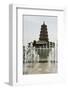 Watershow at the Big Goose Pagoda Park-Christian Kober-Framed Photographic Print