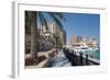 Waterside and Harbour, the Pearl, Doha, Qatar, Middle East-Frank Fell-Framed Photographic Print