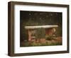 Waterside Bench-Jai Johnson-Framed Giclee Print