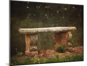 Waterside Bench-Jai Johnson-Mounted Giclee Print