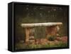 Waterside Bench-Jai Johnson-Framed Stretched Canvas