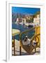 Waterside Cafe and Cat, Perast, Bay of Kotor, UNESCO World Heritage Site, Montenegro, Europe-Alan Copson-Framed Photographic Print