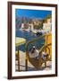 Waterside Cafe and Cat, Perast, Bay of Kotor, UNESCO World Heritage Site, Montenegro, Europe-Alan Copson-Framed Photographic Print